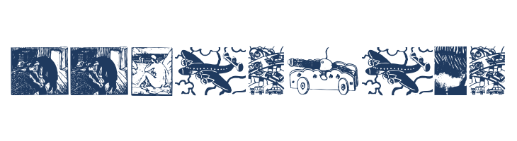 WoodcutBats font — Lorem ipsum body text preview