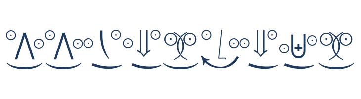 MathEmoticonsOne font — Lorem ipsum body text preview