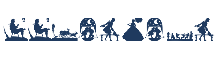 SilhouettenPeople font — Lorem ipsum body text preview