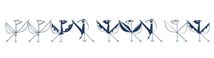 StrokeToBirds font — Lorem ipsum body text preview