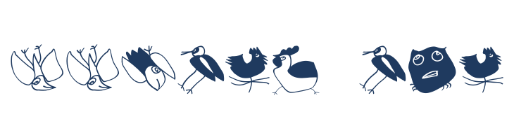 LateBirdsThree font — Lorem ipsum body text preview