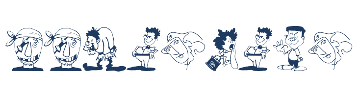Characters-C font — Lorem ipsum body text preview