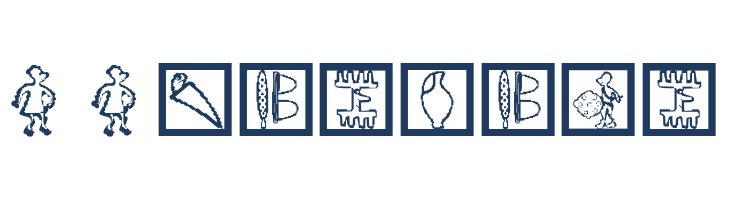 PhaistosFingers font — Lorem ipsum body text preview