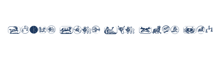 AstrologyBatsOne font — pangram preview
