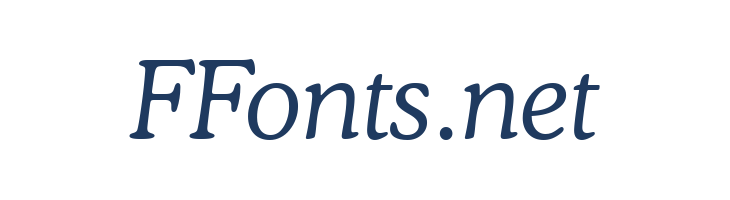Cooper Light Italic BT font — Lorem ipsum body text preview