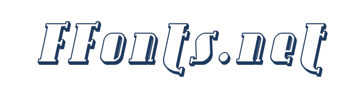 SF Avondale Shaded Italic font — Lorem ipsum body text preview