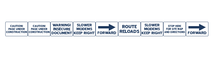 Web Road Signs JL font — Lorem ipsum body text preview