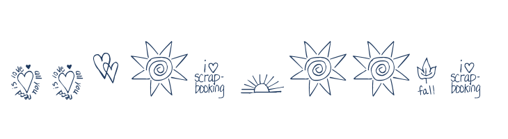 Pea Dalovely Damanda Doodles font — Lorem ipsum body text preview