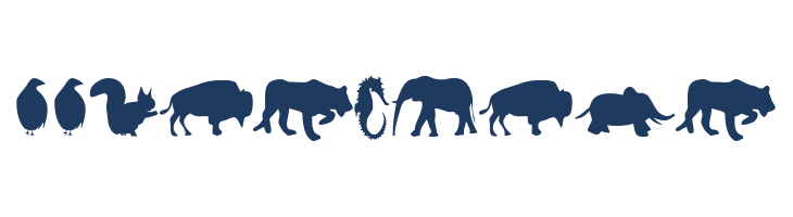 Animals font — Lorem ipsum body text preview