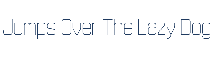 235MKSD UltraLightAl font — pangram preview