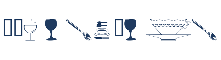 wmdinnerware1 font — Lorem ipsum body text preview