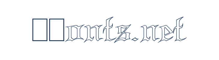 Blood and Blade outline demo font — Lorem ipsum body text preview