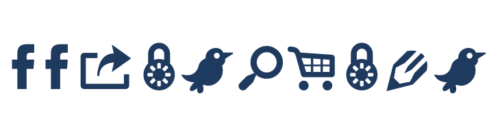 ModernPictograms font — Lorem ipsum body text preview