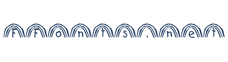 Rainbow font — Lorem ipsum body text preview