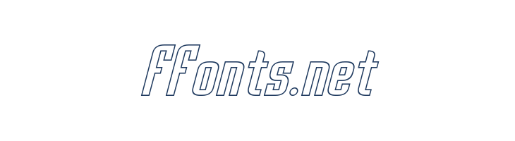 Palisoc Hollow Italic font — Lorem ipsum body text preview