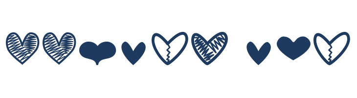 MF Love Dings font — Lorem ipsum body text preview