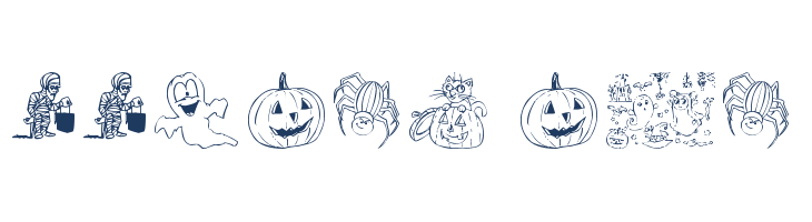 Halloween font — Lorem ipsum body text preview