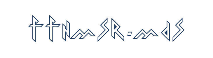 Iron H Metal Outline font — Lorem ipsum body text preview