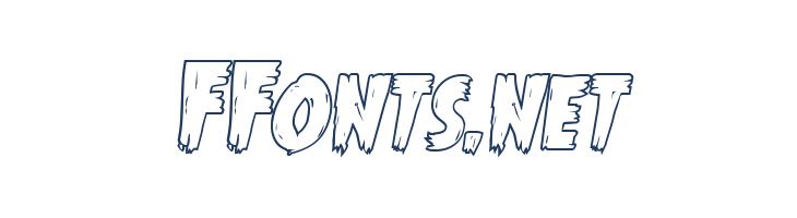 Mrs. Monster Outline Italic font — Lorem ipsum body text preview