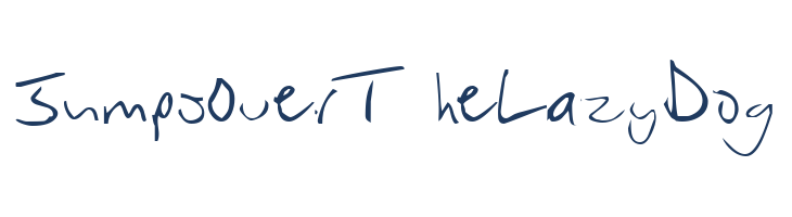 WolfieBoy font — pangram preview