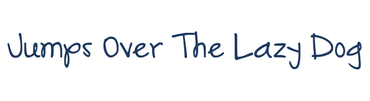 DJB Gonna Share My Story font — pangram preview