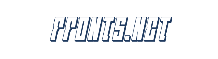 EAST-west 3D Italic font — Lorem ipsum body text preview