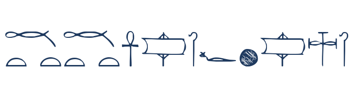 Yiroglyphics font — Lorem ipsum body text preview