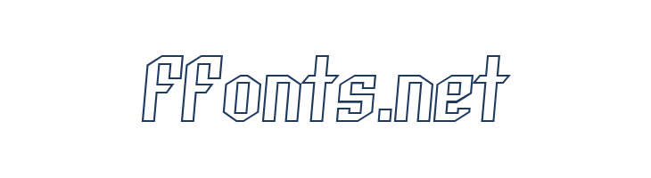 Archery Black Outline Italic font — Lorem ipsum body text preview
