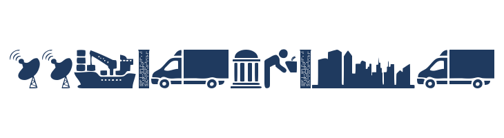 City Icons font — Lorem ipsum body text preview