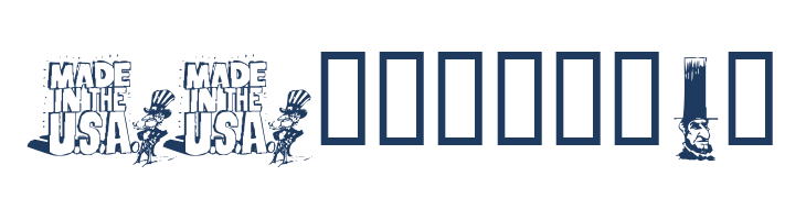 KR All American font — Lorem ipsum body text preview