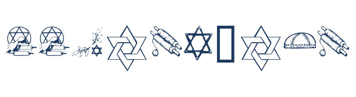 KR Happy Hanukhah font — Lorem ipsum body text preview