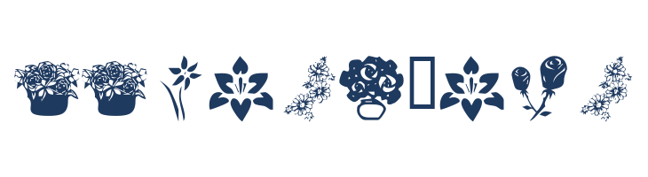 KR Kat's Flowers 4 font — Lorem ipsum body text preview