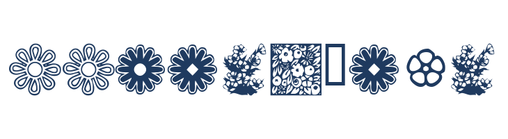 KR Kat's Flowers 2 font — Lorem ipsum body text preview