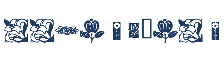 KR Kat's Flowers font — Lorem ipsum body text preview