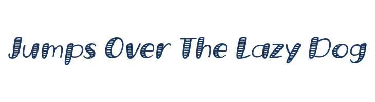 Grande October Four Italic font — pangram preview
