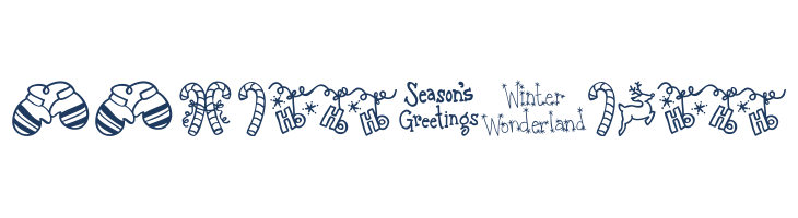 Austie Bost Christmas Doodles font — Lorem ipsum body text preview