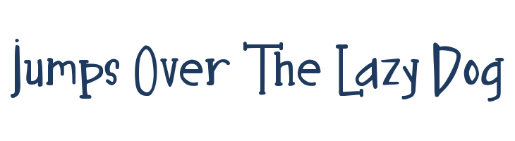 DJB Nouveau font — pangram preview