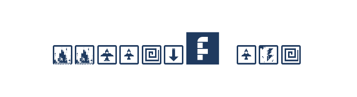 space game icons Regular font — Lorem ipsum body text preview
