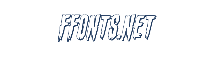 Eva Fangoria 3D Italic font — Lorem ipsum body text preview