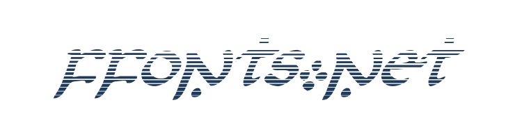 First Order Gradient Italic font — Lorem ipsum body text preview