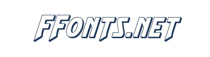 Flash Rogers 3D Italic font — Lorem ipsum body text preview
