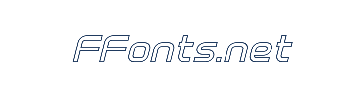 Fox on the Run Outline Italic font — Lorem ipsum body text preview
