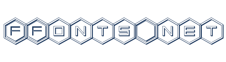 HEX:gon 3D font — Lorem ipsum body text preview