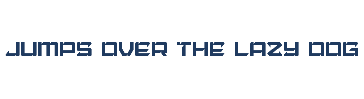 Laser Wolf Condensed font — pangram preview