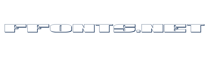 U.S.A. 3D font — Lorem ipsum body text preview