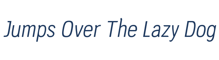 PC Navita Book-Oblique font — pangram preview