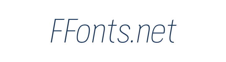 PC Navita Thin-Oblique font — Lorem ipsum body text preview