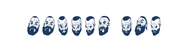 Woodcutter Self-portraits font — Lorem ipsum body text preview