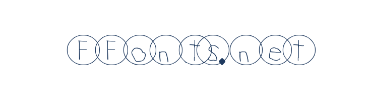 Circle The Letters font — Lorem ipsum body text preview