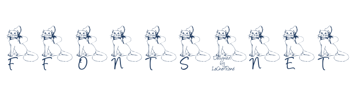 LCR Kat's Cattitude font — Lorem ipsum body text preview